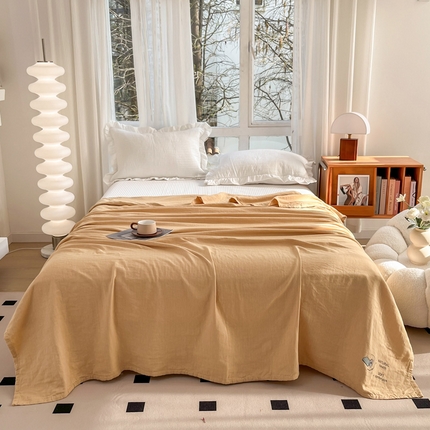 91家纺网 家纺一手货源 找家纺 （总）乐家毛巾被（工厂自产自销） 2024新款全棉抗菌三层纱布毛巾被