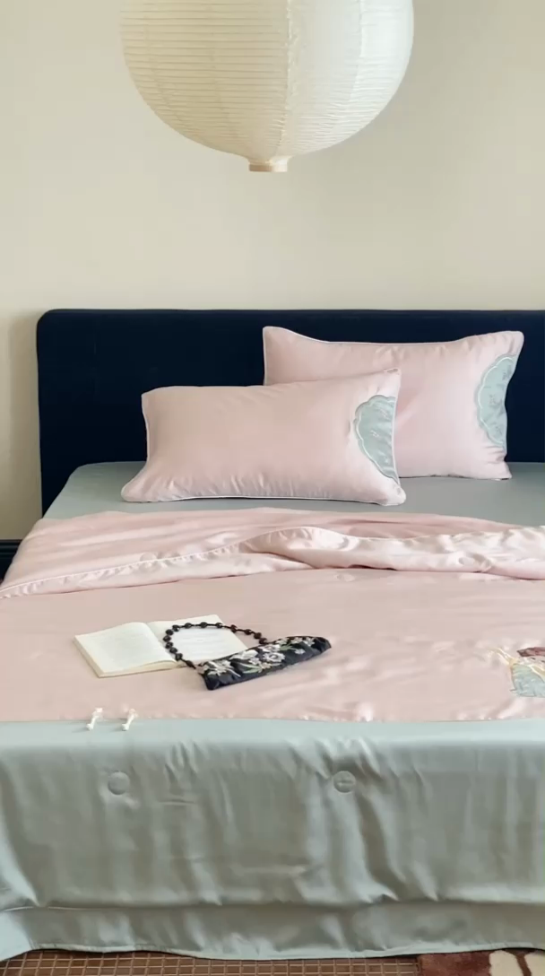 91家纺网 家纺一手货源 找家纺 （总）星野 2024新款天丝夏被国风系列-惊鸿舞