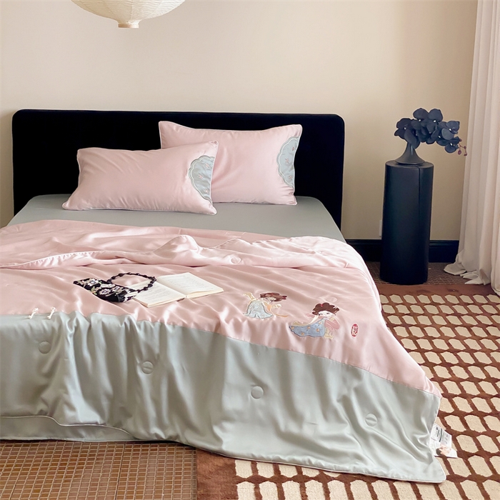 91家纺网 家纺一手货源 找家纺 （总）星野 2024新款天丝夏被国风系列-惊鸿舞