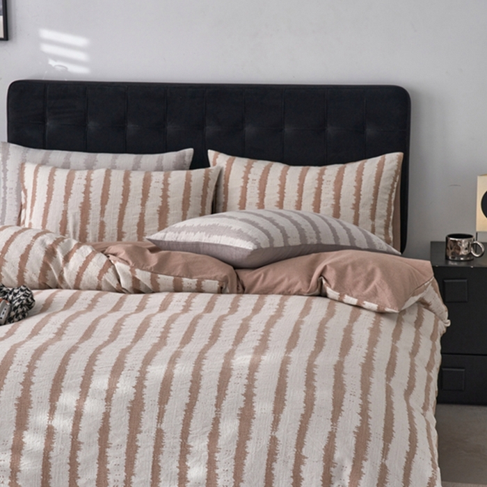 91家纺网 家纺一手货源 找家纺 （总）安莱生活 2025新款三层纱大提花四件套-艾克拉