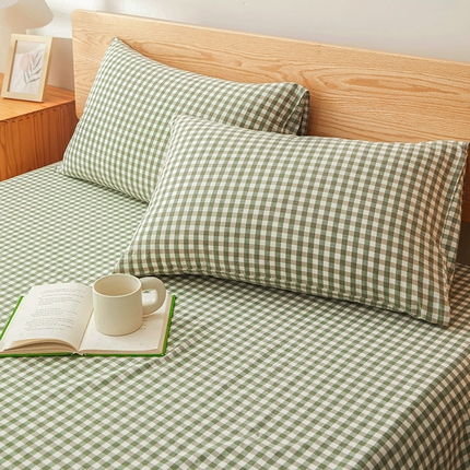 91家纺网 家纺一手货源 找家纺 （总）恋人优选 2024新款纯棉色织水洗枕套一对枕套单只