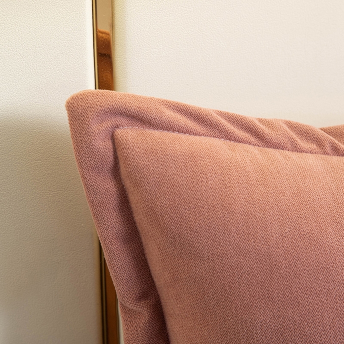 91家纺网 家纺一手货源 找家纺 美达人 2024新款雪尼绒靠背 琬琰豆沙