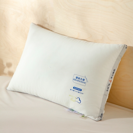 91家纺网 家纺一手货源 找家纺 爱尚家枕芯 2024新款A类生态有氧枕芯枕头 米白（灰边）