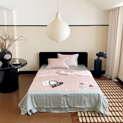 91家纺网 家纺一手货源 找家纺 （总）星野 2024新款天丝夏被国风系列-惊鸿舞