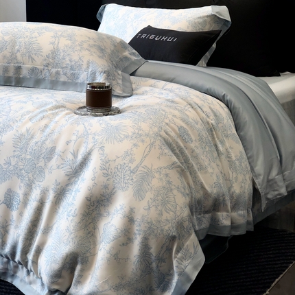 91家纺网 家纺一手货源 找家纺 （总）太古汇家居 2024新款兰精天丝活性数码印花系列