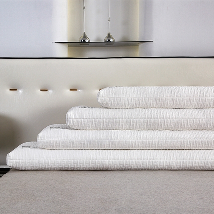 （总）织布人 2024新款枕芯针织安心双人枕夫妻情侣长枕头低枕1米1.2米1.5米1.8米