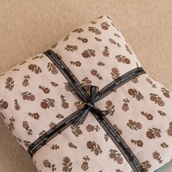 91家纺网 家纺一手货源 找家纺 优姿家纺2024新款A类全棉针织棉系列四件套 花雅-粉