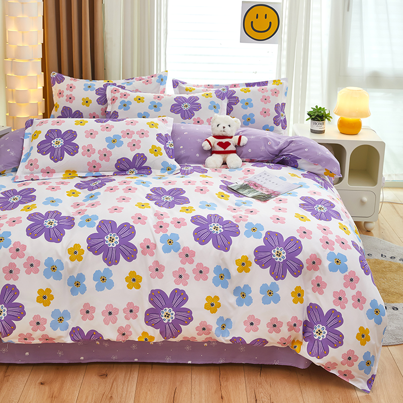 91家纺网 家纺一手货源 找家纺 （总）菲度家纺 2024新款加厚芦荟棉四件套