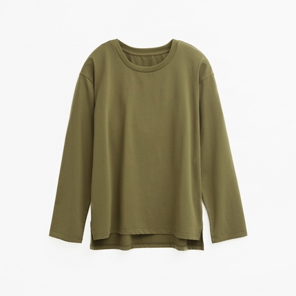 EH 2024新款全棉男女情侣款家居服-男女款圆领 男款橄榄绿