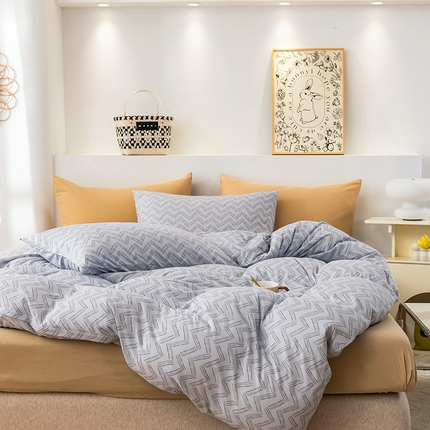 91家纺网 家纺一手货源 找家纺 （总）优姿家纺2024新款A类全棉针织棉系列四件套