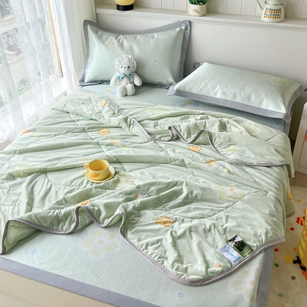 91家纺网 家纺一手货源 找家纺 （总）欧邦 新款A类冰藤席夏被套件