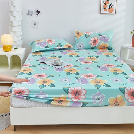 91家纺网 家纺一手货源 找家纺 （总）菲度家纺 2024新款柔肤水洗棉床笠