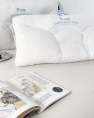 91家纺网 家纺一手货源 找家纺 芯链 2024新款云享睡枕头枕芯 浅蓝