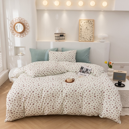 91家纺网 家纺一手货源 找家纺 （总）优姿家纺2024新款A类全棉针织棉系列四件套