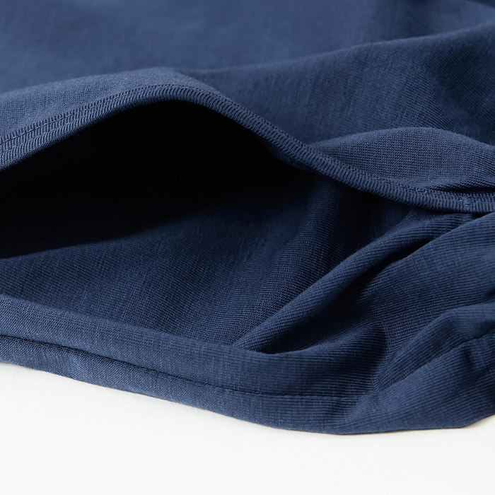 91家纺网 家纺一手货源 找家纺 EH 2024新款全棉男女情侣款家居服-男款圆领 莓蓝