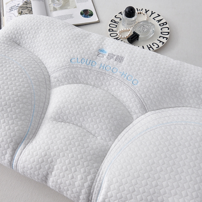 91家纺网 家纺一手货源 找家纺 芯链 2024新款云享睡枕头枕芯 浅蓝