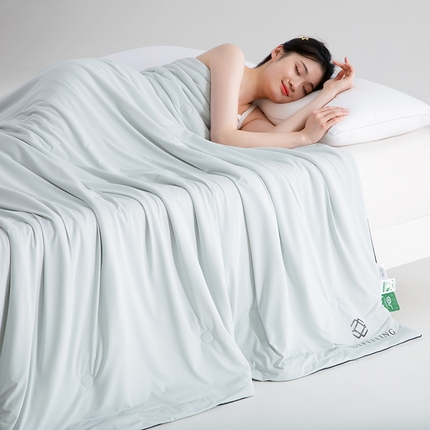 若未家居 2025新款锦氨天丝冰肌被（填充物为20%莱赛尔纤维+80%超细纤维） 幸运灰