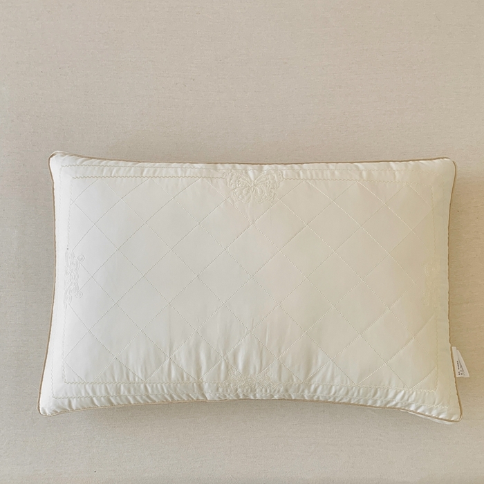 91家纺网 家纺一手货源 找家纺 （总）唯爱品 2026新款60s贡缎蚕丝绣花枕头枕芯 记忆枕源头工厂