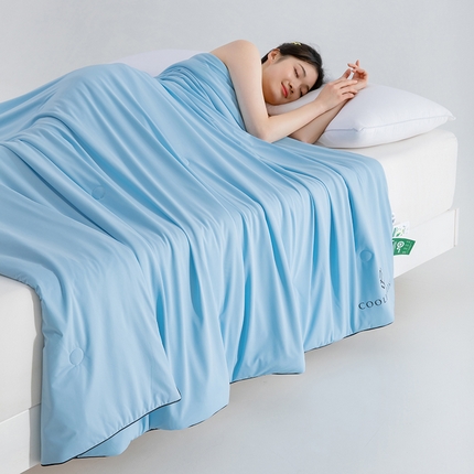 若未家居 2025新款锦氨天丝冰肌被（填充物为20%莱赛尔纤维+80%超细纤维） 天空蓝