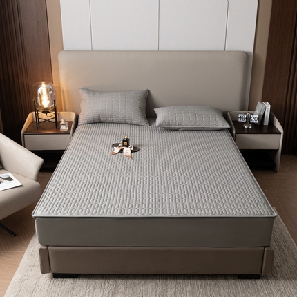 91家纺网 家纺一手货源 找家纺 （总）糯米猪 2024新款六面亲肤棉全包夹棉升级款布边床笠