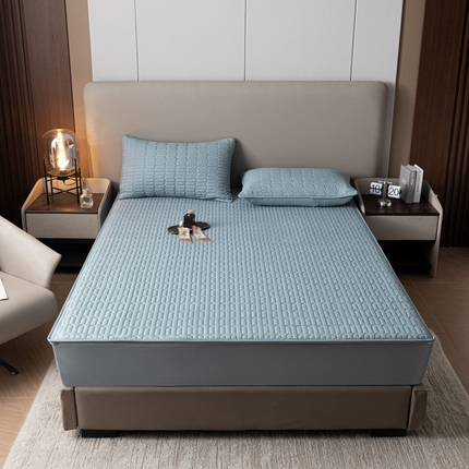 91家纺网 家纺一手货源 找家纺 （总）糯米猪 2024新款六面亲肤棉全包夹棉升级款布边床笠