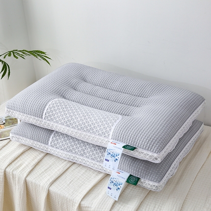 91家纺网 家纺一手货源 找家纺 （总）织布人 2024新款枕芯夏季凉感丝冰豆豆定型护颈枕头夏凉枕透气防出汗枕芯