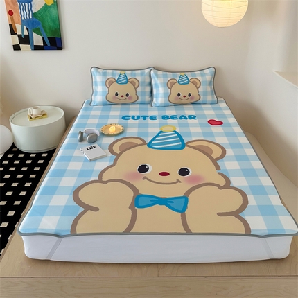 91家纺网 家纺一手货源 找家纺 （总）美乐迪家纺 2024新款碳光凉感冰丝席