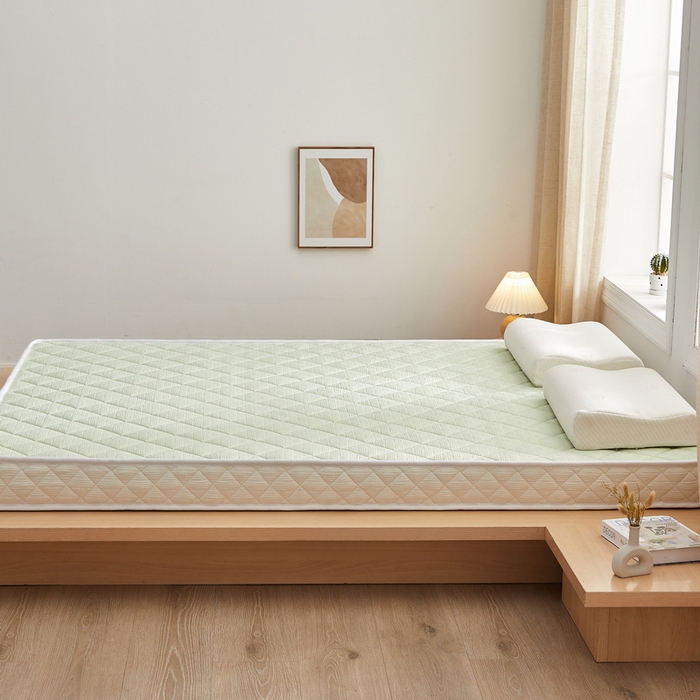 91家纺网 家纺一手货源 找家纺 （总）祁恋婷家居 2024新款华夫格立体乳胶记忆棉床垫【床垫遮盖物】