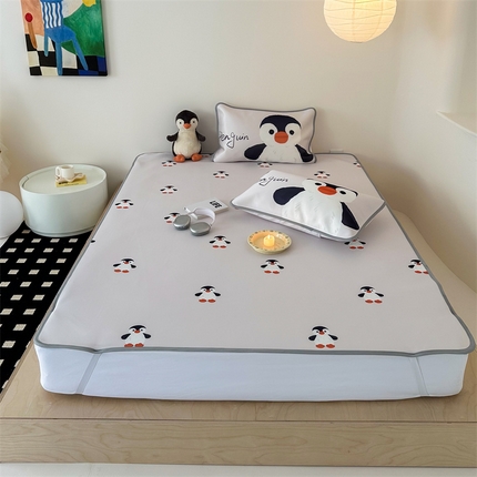 91家纺网 家纺一手货源 找家纺 （总）美乐迪家纺 2024新款碳光凉感冰丝席