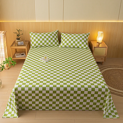 91家纺网 家纺一手货源 找家纺 （总）鑫钰 2024新款A类日式无印全棉老粗布床单凉席枕套