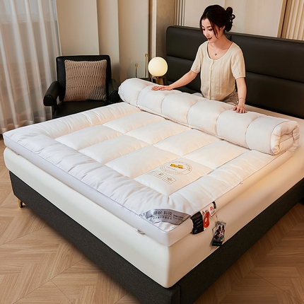 （总）岚司羽 2024新款酒店床褥大豆纤维立体加厚学生床垫