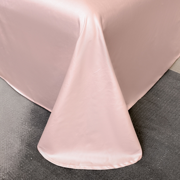 91家纺网 家纺一手货源 找家纺 星蕴家纺 2024新款全棉刺绣四件套-克丽丝系列 莫兰迪粉