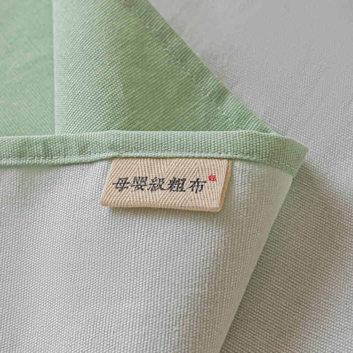 91家纺网 家纺一手货源 找家纺 鑫钰 2024新款全棉老粗布床单  月白-绿