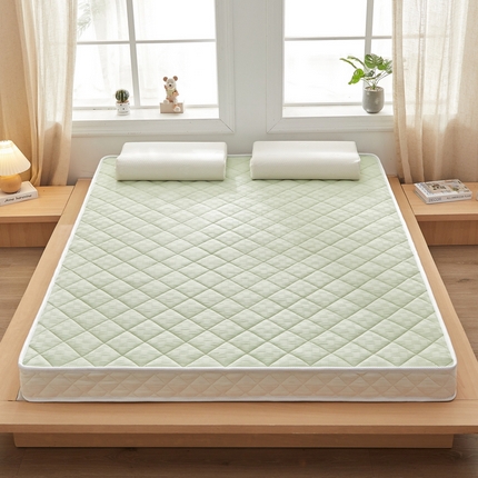 （总）祁恋婷家居 2024新款华夫格立体乳胶记忆棉床垫【床垫遮盖物】