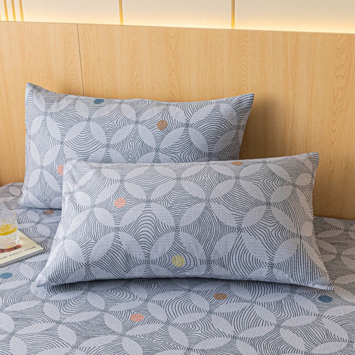 91家纺网 家纺一手货源 找家纺 鑫钰 2024新款全棉老粗布床单  梦旋律