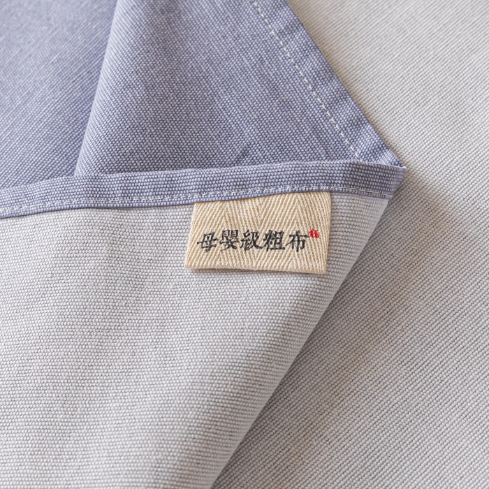 91家纺网 家纺一手货源 找家纺 鑫钰 2024新款全棉老粗布床单  月白-蓝
