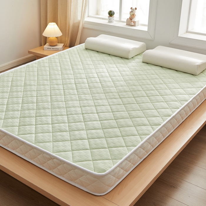 91家纺网 家纺一手货源 找家纺 （总）祁恋婷家居 2024新款华夫格立体乳胶记忆棉床垫【床垫遮盖物】