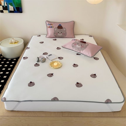 91家纺网 家纺一手货源 找家纺 （总）美乐迪家纺 2024新款碳光凉感冰丝席