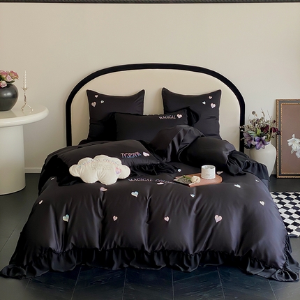 91家纺网 家纺一手货源 找家纺 MIU缪家居 2024新款80支兰精天丝轻奢四件套系列-魔法之旅（有同款夏被四件套） 慕尼黑