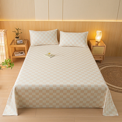 鑫钰 2024新款全棉老粗布床单  菲颂-米