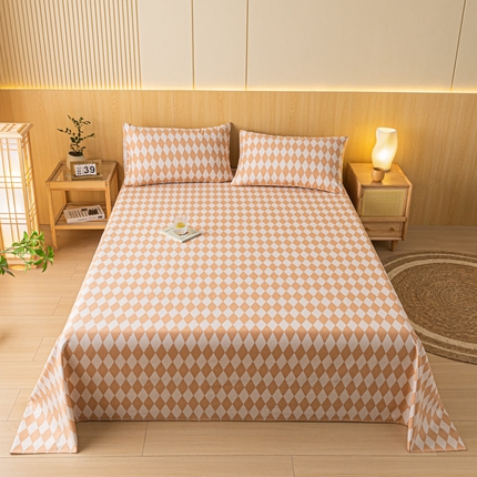 91家纺网 家纺一手货源 找家纺 （总）鑫钰 2024新款A类日式无印全棉老粗布床单凉席枕套