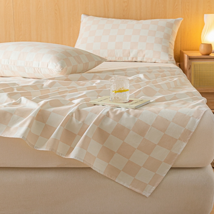 91家纺网 家纺一手货源 找家纺 鑫钰 2024新款全棉老粗布床单  菲颂-米