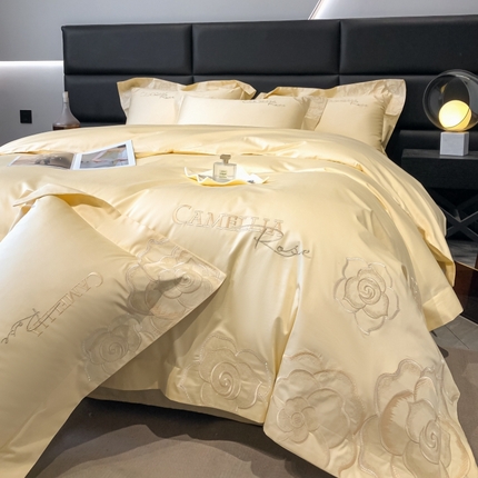 91家纺网 家纺一手货源 找家纺 （总）星蕴家纺 2024新款全棉13376刺绣四件套-克丽丝系列