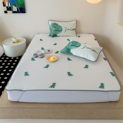 91家纺网 家纺一手货源 找家纺 （总）美乐迪家纺 2024新款碳光凉感冰丝席