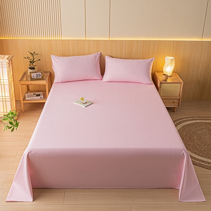 91家纺网 家纺一手货源 找家纺 （总）鑫钰 2024新款A类日式无印全棉老粗布床单凉席枕套