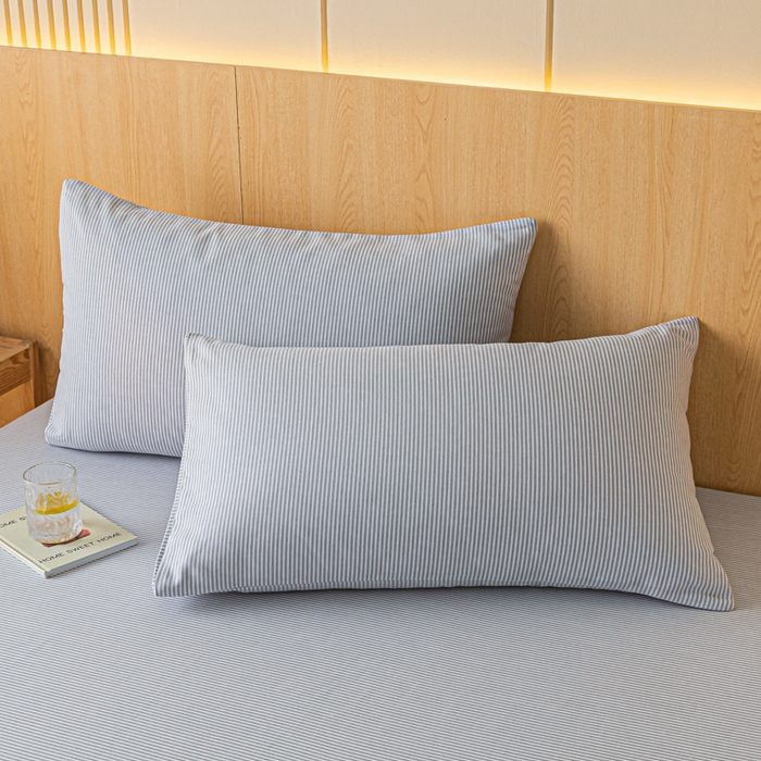 91家纺网 家纺一手货源 找家纺 鑫钰 2024新款全棉老粗布床单  莱卡-灰