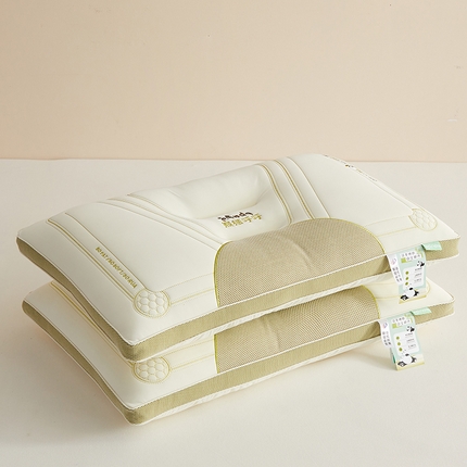 （总）乐可 2024新款熊猫呼呼乳胶舒适枕头枕芯