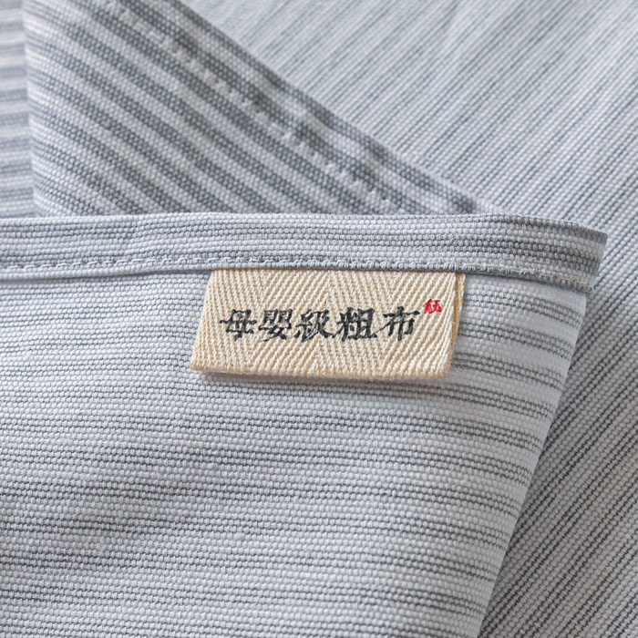 91家纺网 家纺一手货源 找家纺 鑫钰 2024新款全棉老粗布床单  莱卡-灰