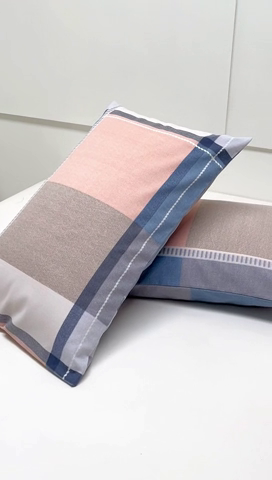 91家纺网 家纺一手货源 找家纺 宝时兰 2024新款纯色单枕套全棉加厚生态喷气磨毛纯棉口袋枕套 印花-卡希