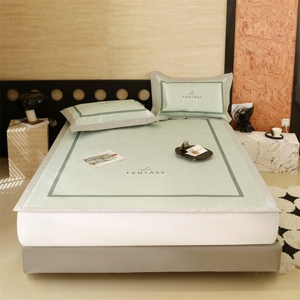 橘滋 2024新款轻奢简约法式数码印花冰丝凉席-场景二 摩洛哥